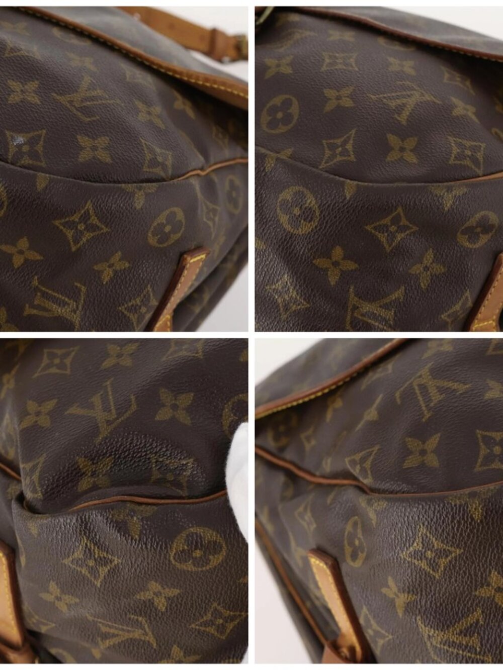 LOUIS VUITTON Monogram Saumur 35 Shoulder Bag M42254 LV Auth bs33561 - Picture 14 of 16
